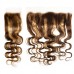 Body Wave #4/27 Highlight Virgin Human Hair 4x4 13x4 Transparent Lace Closure/Frontal